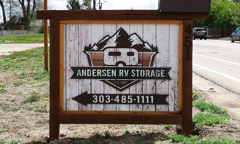 Andersen RV Storage banner