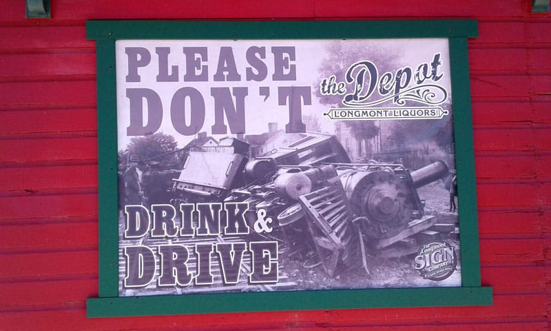 Don't Drink and Drive banner