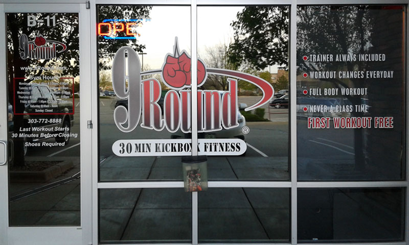 9 Round window vinyl