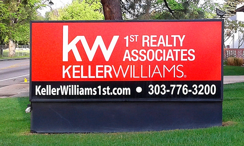 Keller Williams electric sign