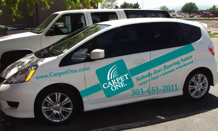 Carpet One vehicle graphics