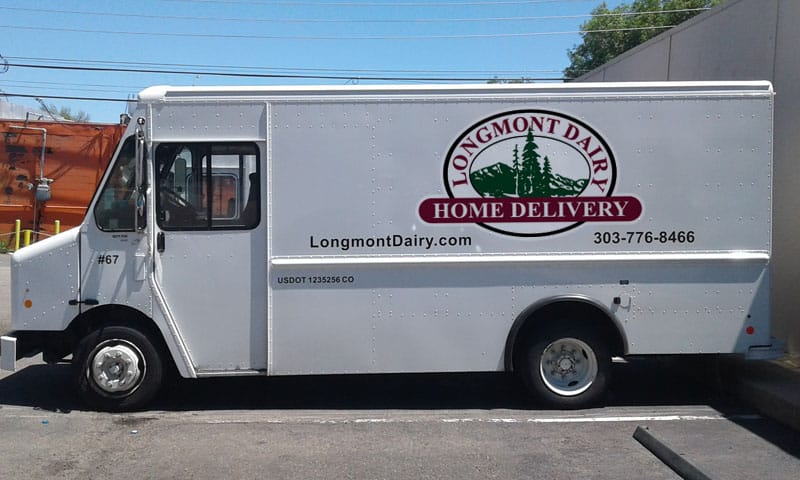 Longmont Dairy vehicle graphics