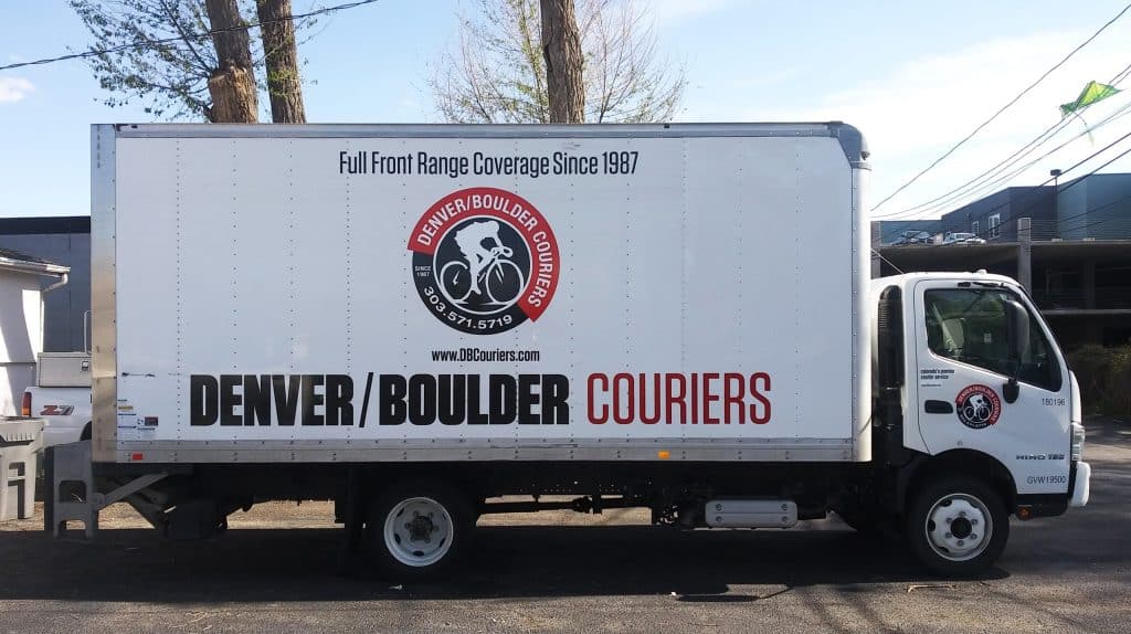 Denver Boulder Couriers Truck graphics