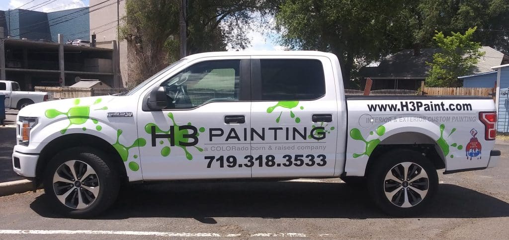 H3 Painting vehicle graphics