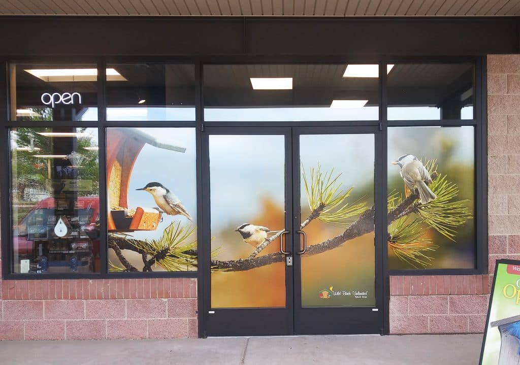 Wild Bird window vinyl